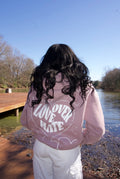 Love Over Hate - Dusty Pink